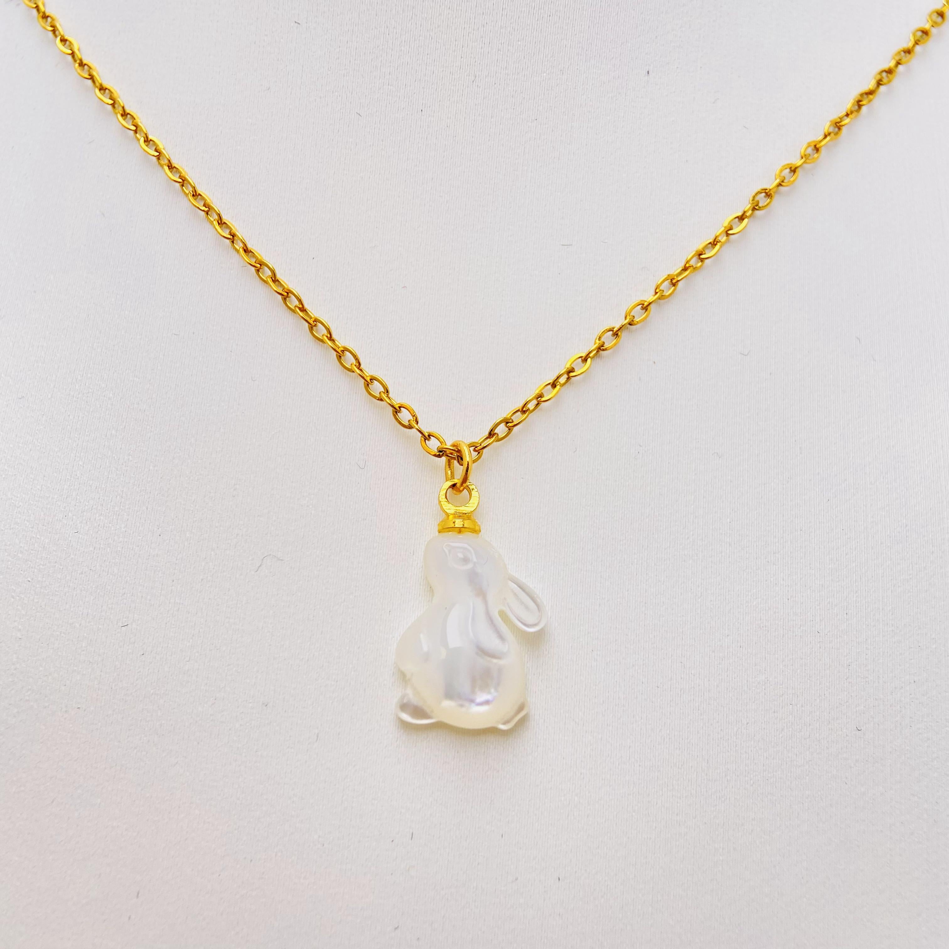 Soft Girl Bunny Necklace